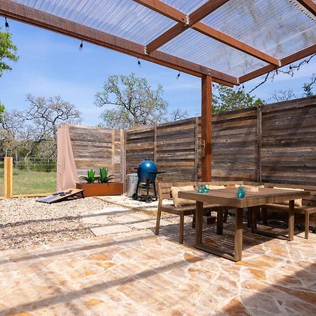 Romantic Tiny Luxury Retreat W Heated Pool, Sauna N Outdoor Shower In Wimberley 10 Acres Villa Luaran gambar